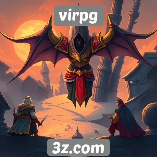 Overview das principais funcionalidades do site virpg